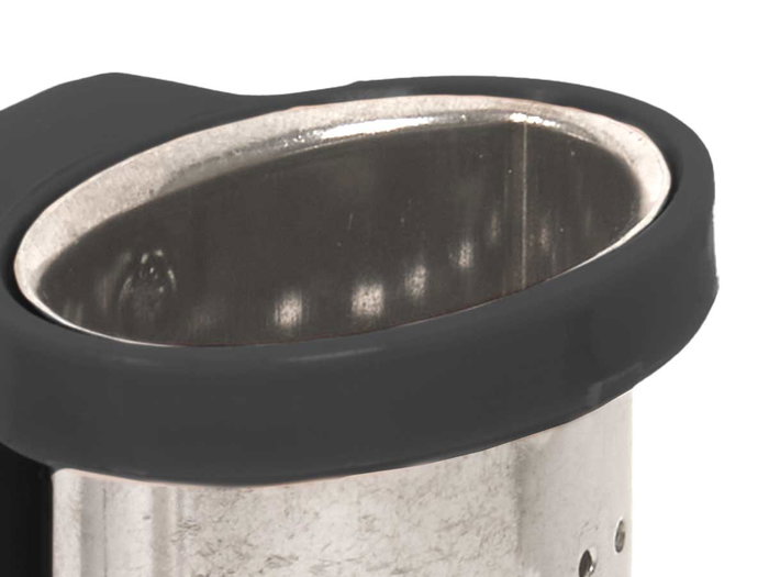 Kinvara Filtre à thé noir 4x9x4 cm en plastique et métal (Set de 24)