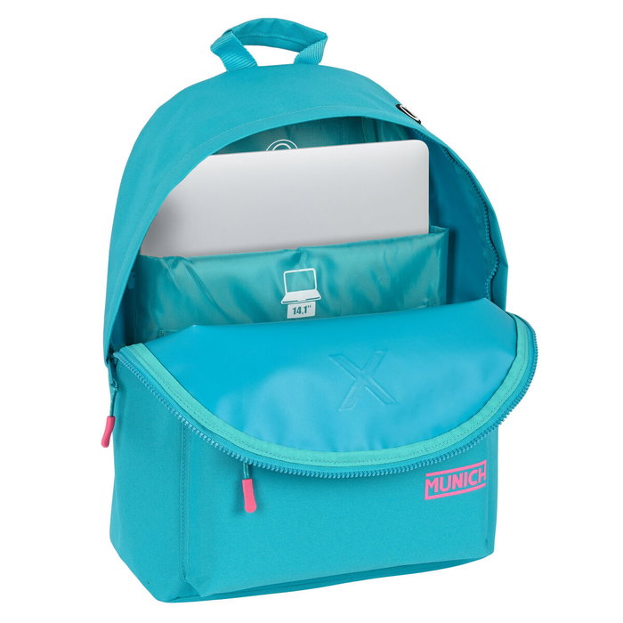 Sacoche pour Portable Munich munich basicos Turquoise