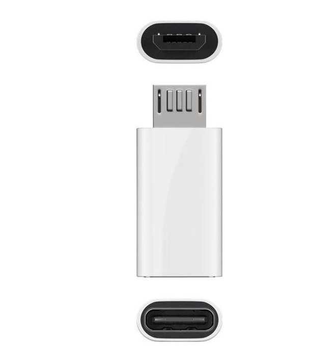 MicroConnect Adaptateur USB 2.0 Micro vers USB-C, Blanc MicroConnect Adaptateur USB 2.0 Micro vers USB-C, Blanc