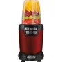 Sencor SNB 6601RD Blender Smoothie, Mixeur 1200 W avec 2 Récipients (0.8 L, 1 L), 6 Lames Titane, Programmes Prédéfinis, Sans BPA