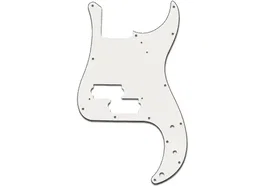 YELLOWPTS Pickguard pour basse P-Bass, blanc