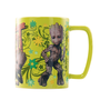 PYRAMID Tasse avec housse en peluche Groot Gardiens de la Galaxie Marvel 440ml en céramique, apte micro-ondes et lave-vaisselle