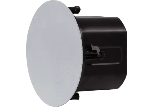 MUXLAB Enceinte Ceiling Dante Poe+ 40W Active Noire Installation Muxlab