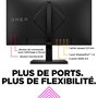 HP Omen - Écran PC Gaming 23.8 pouces / 60.5 cm - Résolution Full HD (1920 x 1080) - Dalle IPS - 165 Hz - 1 ms - AMD FreeSync Premium - Pied réglable