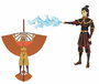 Diamond Select Toys Série 2 Figurines Avatar The Last Airbender - Azula et Aang 18 cm PVC Articulées