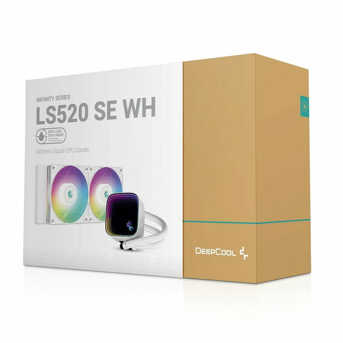 Deepcool LS520 SE (Blanc) - Watercooling AIO 2x120mm ARGB