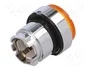 SCHNEIDER ELECTRIC bouton-poussoir orange 22mm 1 position stable IP66 ZB4BW15