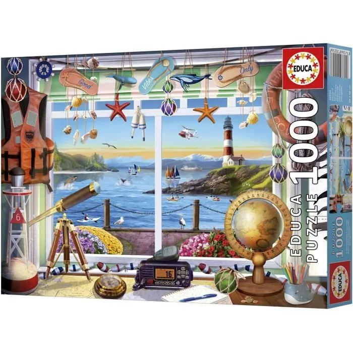 EDUCA Puzzle adulte - Vie partuaire - 1000 pièces - 68 x 48 cm - Thème nature