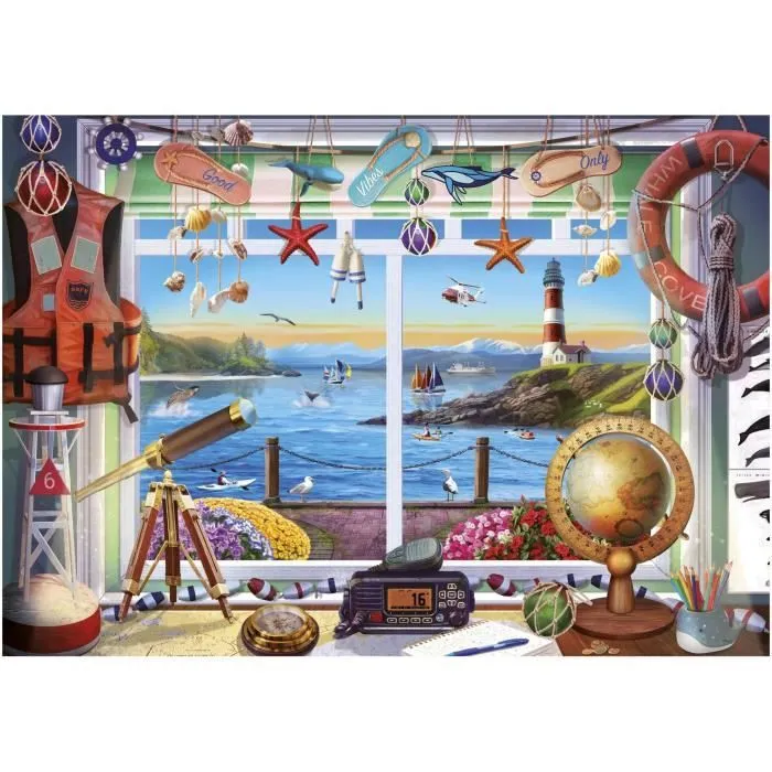 EDUCA Puzzle adulte - Vie partuaire - 1000 pièces - 68 x 48 cm - Thème nature