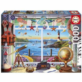 Educa Puzzle 1000 pièces Vida En El Puerto