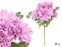 Ibergarden Ramo de 5 fleurs ouvertes lilas 39 cm - Plastique (Set de 12)