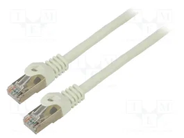 LANBERG Câble Ethernet Cat 6 F/UTP RJ45 1,5m blanc