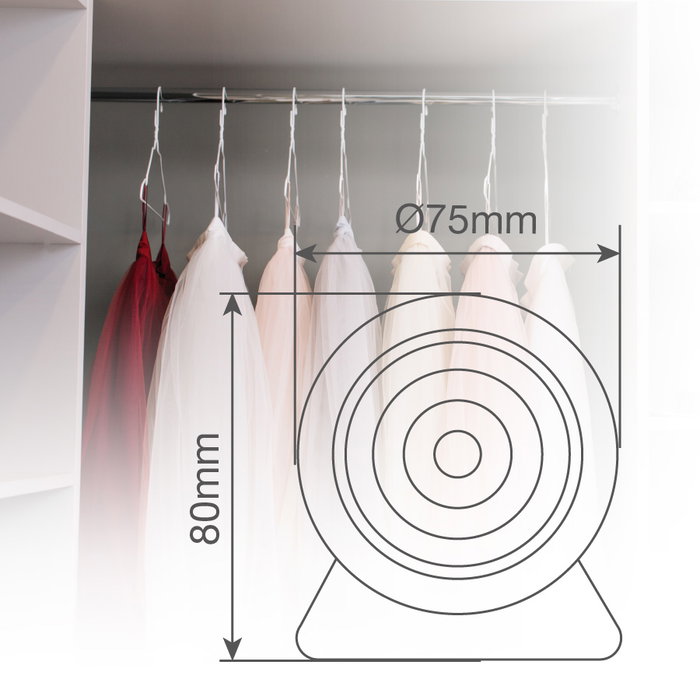 GSC Evolution Luz con sensor de movimiento 2W - Boîte de 6 unités