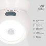 GSC Evolution Luz con sensor de movimiento 2W - Boîte de 6 unités