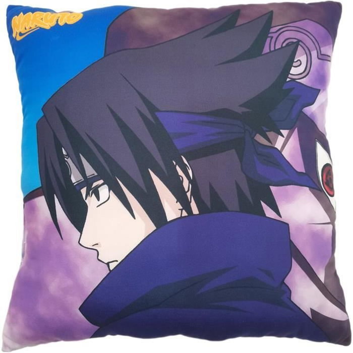 Naruto Coussin Double Face Carré Naruto et Sasuke Microfibre 40 x 40 cm Naruto Coussin Double Face Carré Naruto et Sasuke Microfibre 40 x 40 cm