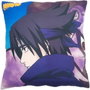 Naruto Coussin Double Face Carré Naruto et Sasuke Microfibre 40 x 40 cm