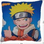 Naruto Coussin Double Face Carré Naruto et Sasuke Microfibre 40 x 40 cm