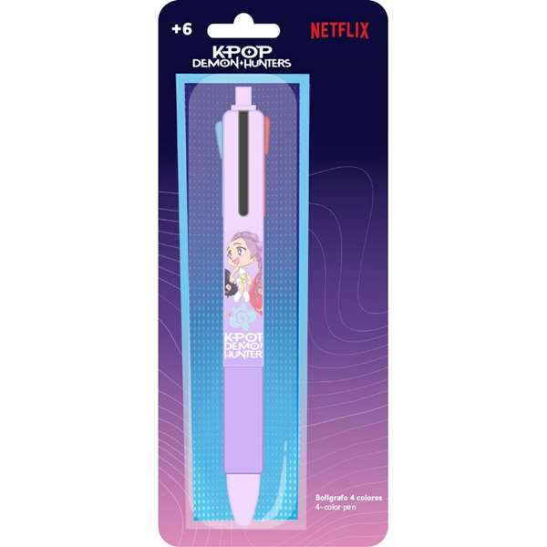 Safta Stylo à bille rétractable K-Pop Demon Hunters 