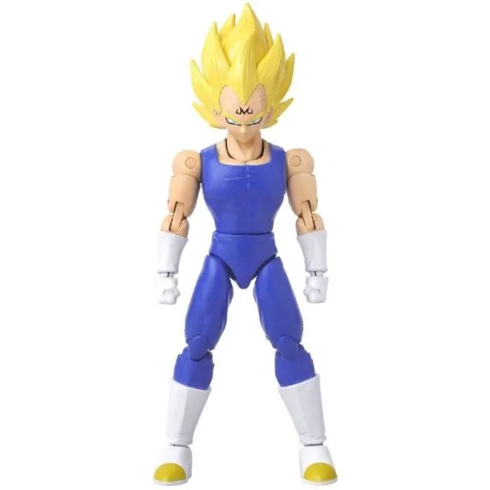 Bandai Figurine Dragon Ball Super Majin Vegeta - 17 cm avec 16 points d'articulation, collection et décoration Bandai Figurine Dragon Ball Super Majin Vegeta - 17 cm avec 16 points d'articulation, collection et décoration