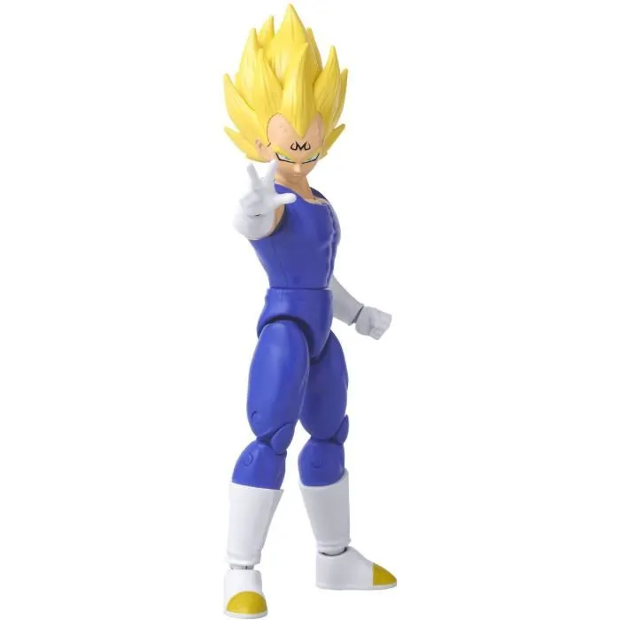 Bandai Figurine Dragon Ball Super Majin Vegeta - 17 cm avec 16 points d'articulation, collection et décoration Bandai Figurine Dragon Ball Super Majin Vegeta - 17 cm avec 16 points d'articulation, collection et décoration