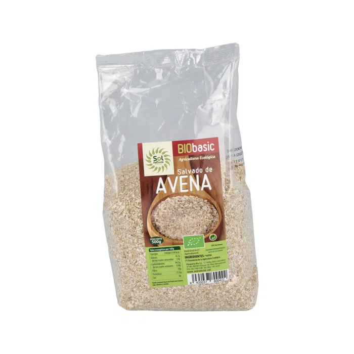 SOLNATURAL Son d'avoine 500 g Bio SOLNATURAL Son d'avoine 500 g Bio