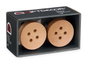 GIFTDECOR Set de 2 perchas en bois couleur naturel (Lot de 6)