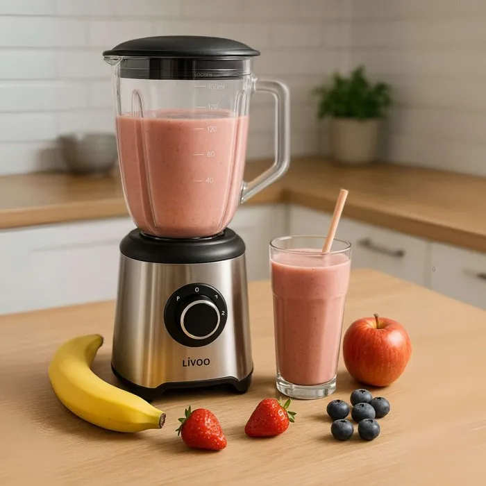 Livoo Blender DOP249 600 W - Bol en verre 1,5 L
