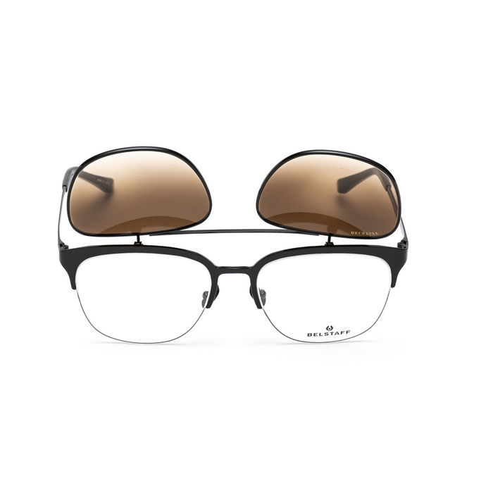 Monture de Lunettes + Lunettes de Soleil Belstaff HATCHERNEGROW Ø 55 mm Clip On