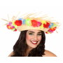 BigBuy Carnival Chapeau Multicolore Hawaïen avec Fleurs