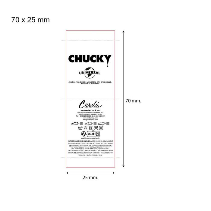 Chaussons Chucky Bleu 3 ans