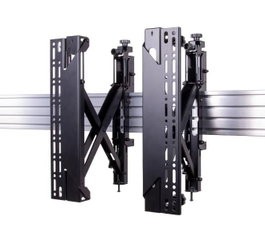 B-Tech SYSTEM X VESA 400 Pop-Out Flat Screen Interface Arms with Micro-Adjustment for BT8390 (Pair)