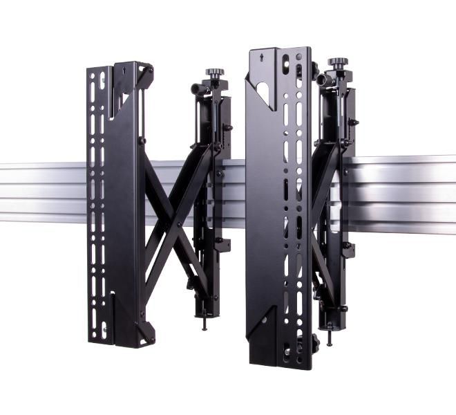 B-Tech SYSTEM X - Bras d'interface plat escamotable VESA 400 avec micro-ajustement pour BT8390, pour écrans de vidéomur (paire) B-Tech SYSTEM X - Bras d'interface plat escamotable VESA 400 avec micro-ajustement pour BT8390, pour écrans de vidéomur (paire)