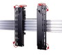 B-Tech SYSTEM X - Bras d'interface plat escamotable VESA 400 avec micro-ajustement pour BT8390, pour écrans de vidéomur (paire)