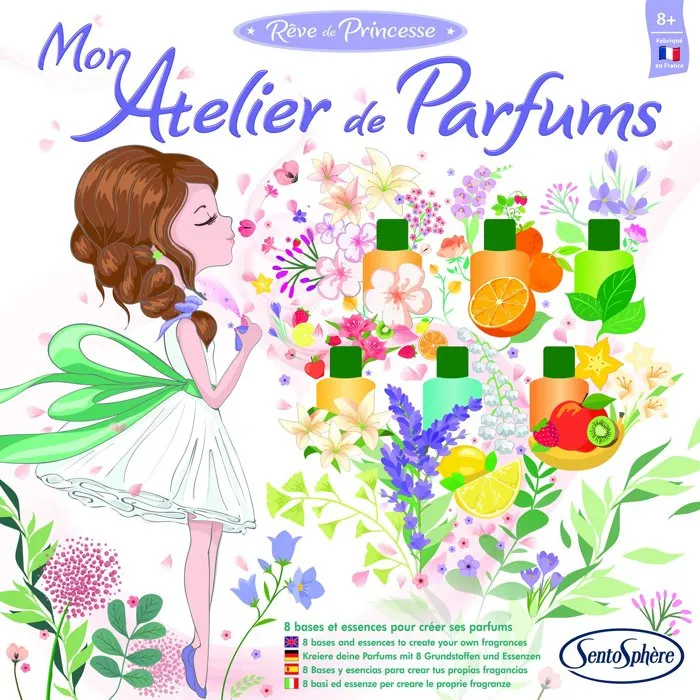 Sentosphere Mon Atelier de Parfums - Coffret d'Initiation à l'Art de Composer des Parfums - Pour Dès 8 Ans