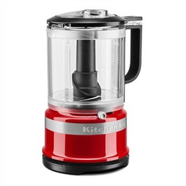KitchenAid 5KFC0516 EER Picadora de alimentos (Hachoir/Mixeur) Rouge - Compact, 1,19 L, lame en acier inox, accessoire batteur