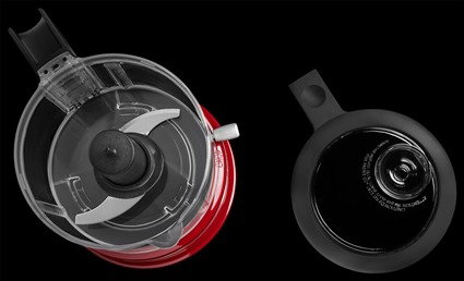 KitchenAid 5KFC0516 EER Picadora de alimentos (Hachoir/Mixeur) Rouge - Compact, 1,19 L, lame en acier inox, accessoire batteur