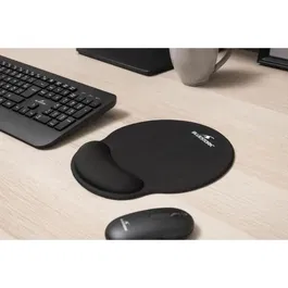 Bluestork BS-PAD-ERGO Tapis de souris ergonomique avec repose-poignet, épaisseur 3 mm, antidérapant, lavable