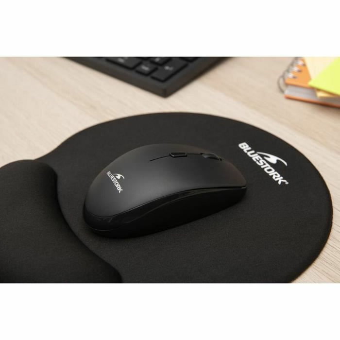 Bluestork BS-PAD-ERGO Tapis de souris ergonomique avec repose-poignet Bluestork BS-PAD-ERGO Tapis de souris ergonomique avec repose-poignet