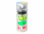 Innspiro Set de Gemmes Décoratives Acryliques Carrées Couleurs Fluo 16x16mm, 100u. Aprox