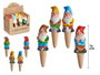 Ibergarden Arrosoir Nain Céramique Couleurs Vives Assorti 4x16x4 cm (Set de 48)
