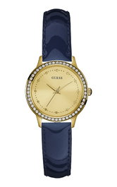 Guess W0648L9 Chelsea - Montre analogique femme doré et bleu