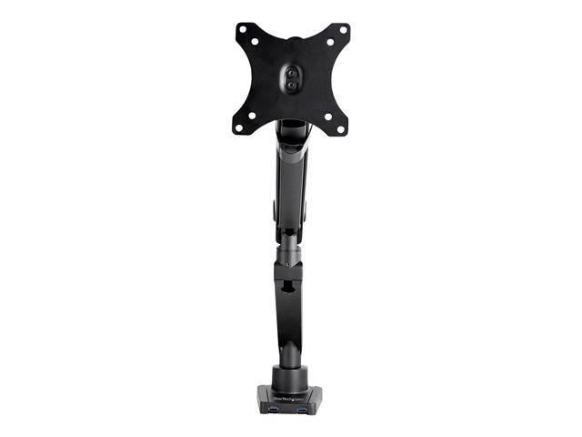 StarTech.com ARMSLIM2USB3 - Support de moniteur VESA avec hub USB 3.0, jusqu'à 34 pouces, 8 kg, ergonomique noir