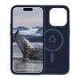 dbramante1928 Coque Monaco en silicone recyclé avec aimant MagSafe pour iPhone 15 Pro Max - Bleu Pacifique