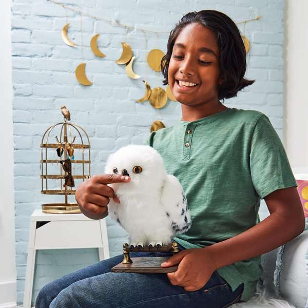 Spin Master Harry Potter - Hedwige Enchantée Peluche Interactive de 30 cm
