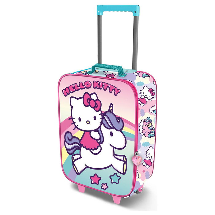 Karactermania Hello Kitty M. Trolley Soft 3D Unicorn Rose