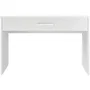Bureau Grand Tiroir Mélaminé Blanc - 110 x 56 x 81,5 cm