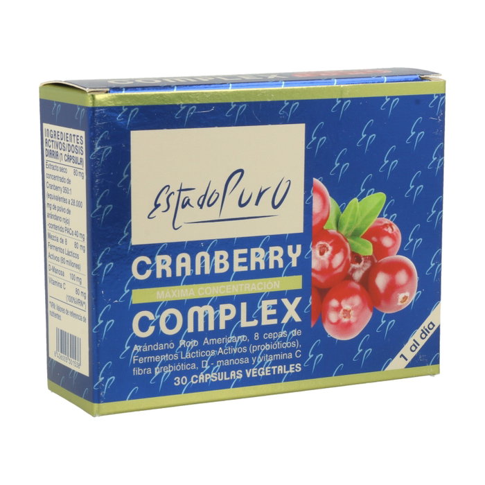 Estado Puro Cranberry Complex 30 capsules végétales Estado Puro Cranberry Complex 30 capsules végétales