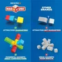 GEOMAG Magicube 060 - Jeu de construction magnétique - 6 cubes empilables en plastique recyclé pour enfants 1 à 5 ans