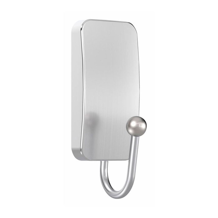 Porte-serviettes Suspendu 3M 25 X 66 X 25 MM Argenté nickel (1 Unité)