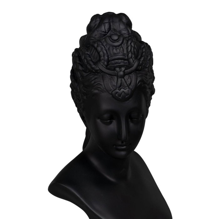 BigBuy Home Figurine Décorative Noir 16,7 x 14,5 x 39 cm BigBuy Home Figurine Décorative Noir 16,7 x 14,5 x 39 cm